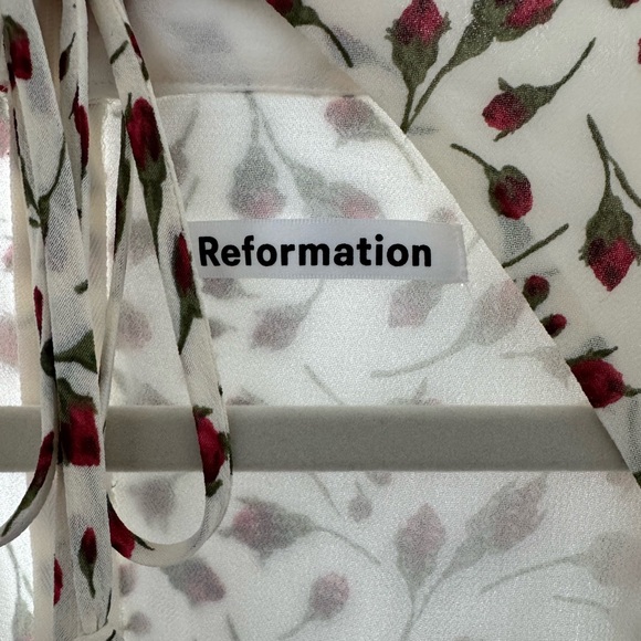 Reformation Long Sleeve Vivianne Mini Dress - Picture 5 of 7